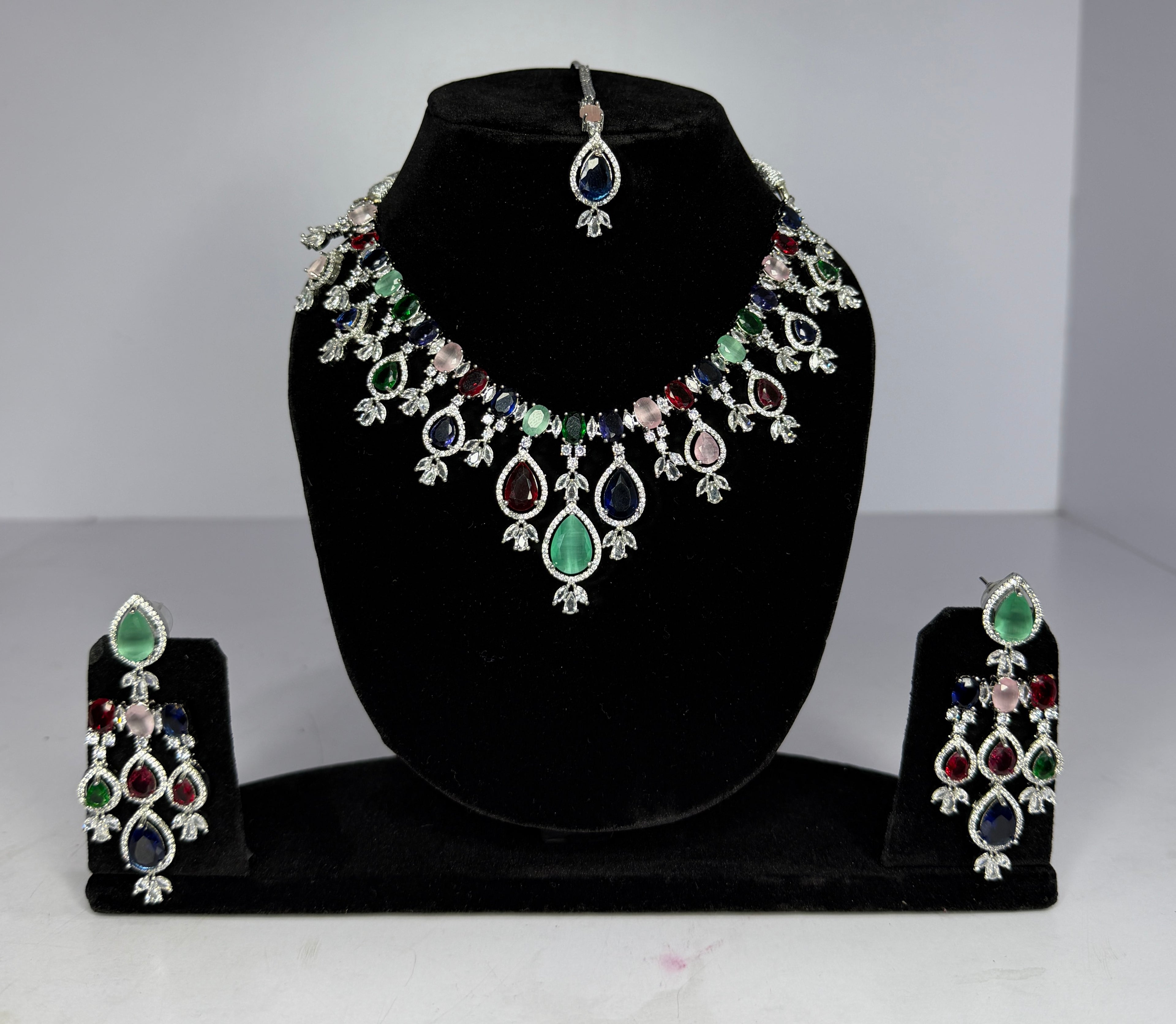 Premium AD multicoloured Necklace