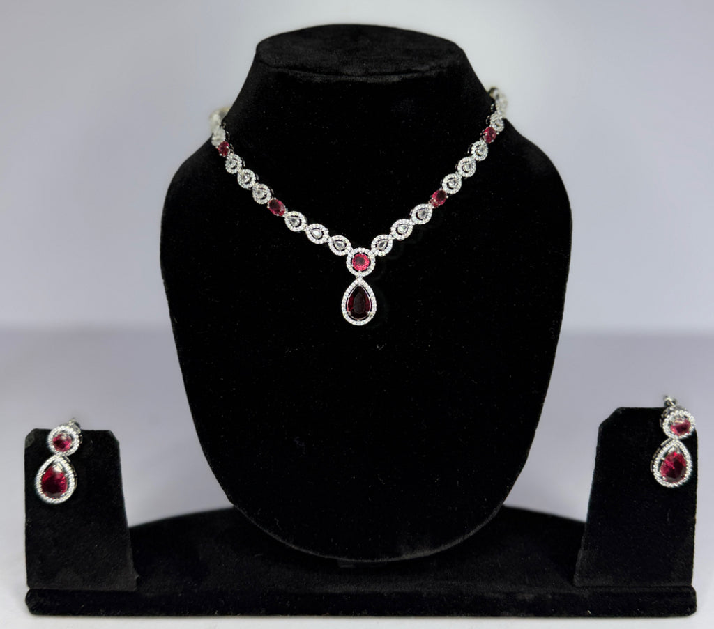 Premium AD Necklace Set