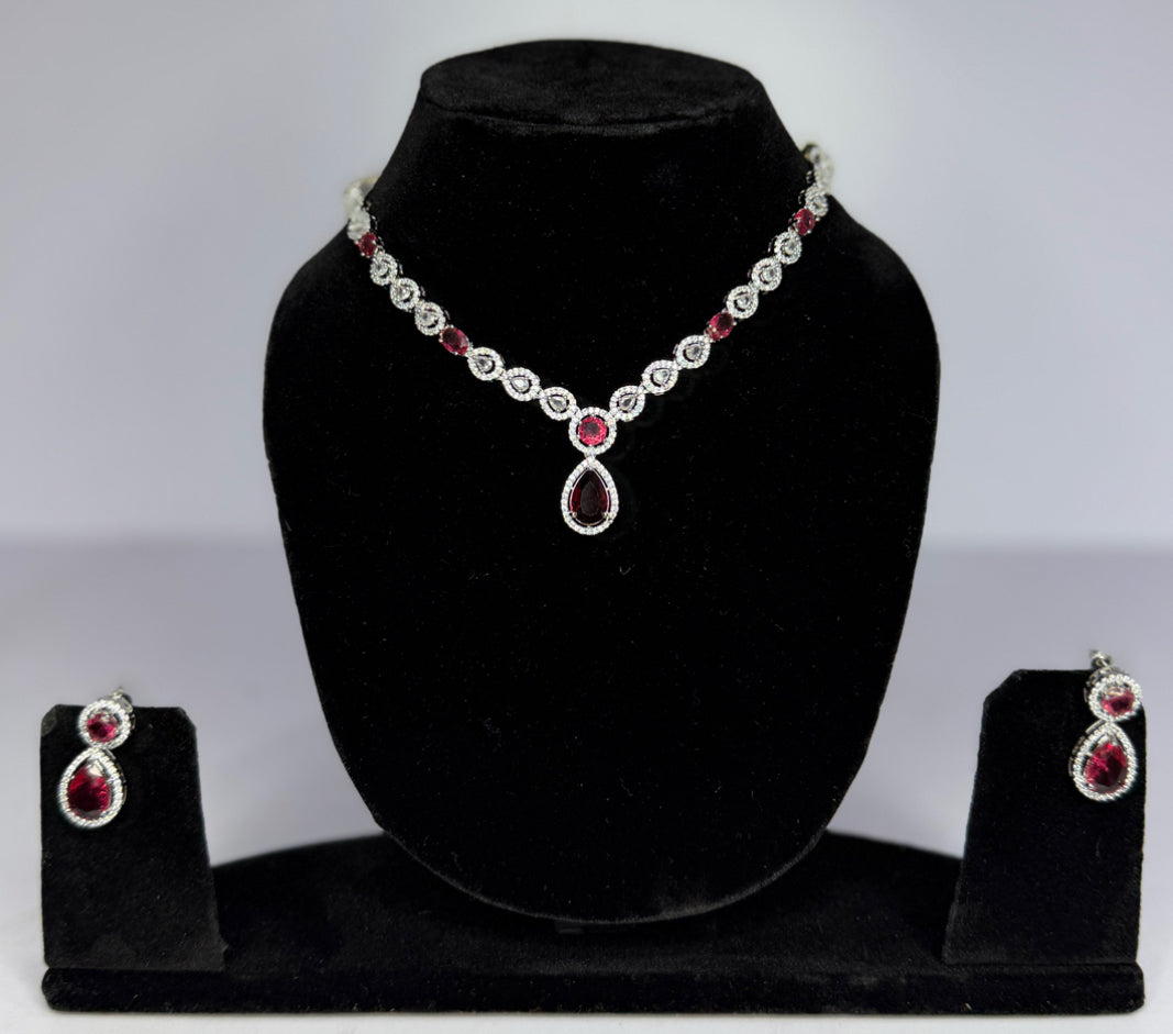 Premium AD Necklace Set
