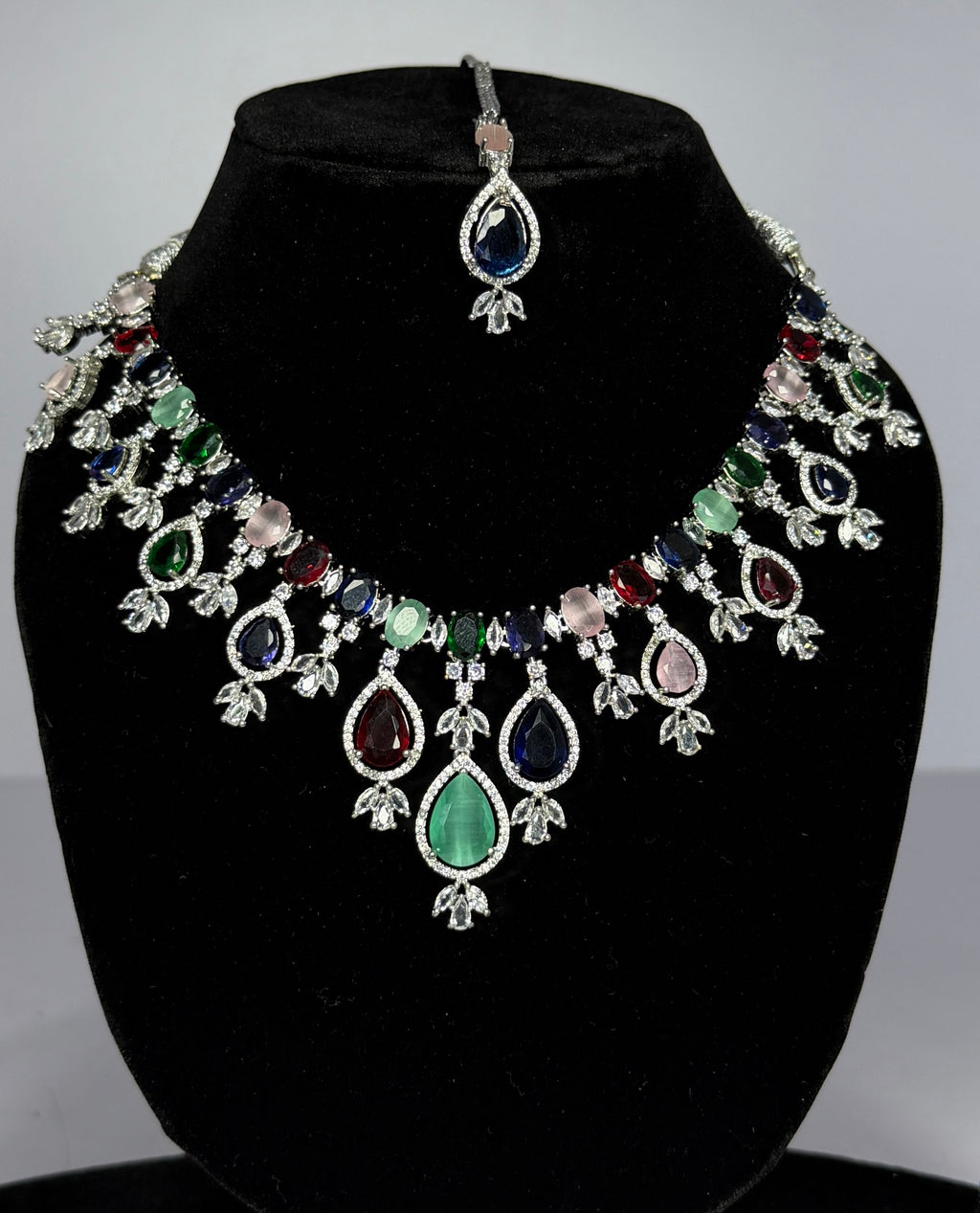 Premium AD multicoloured Necklace