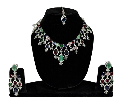 Premium AD multicoloured Necklace